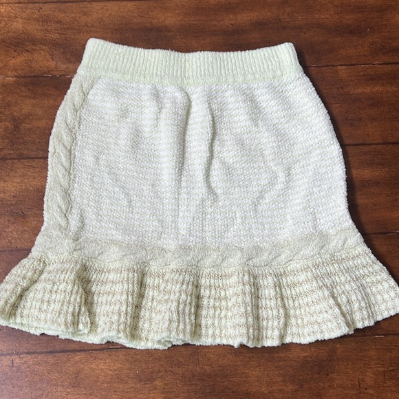 Loveshackfancy TWAIN CROP CARDIGAN and HEIRESS MINI SKIRT set - Picture 2 of 8